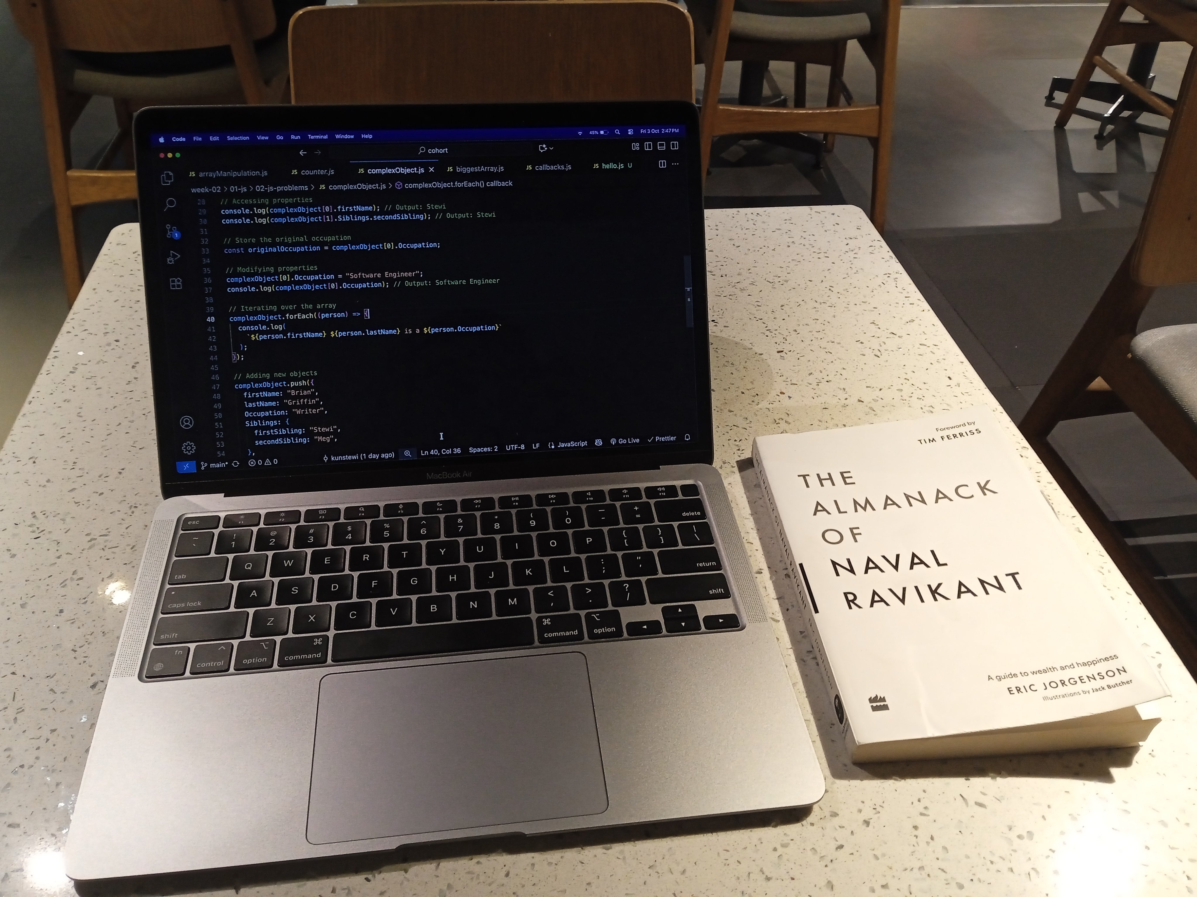 Technology workspace